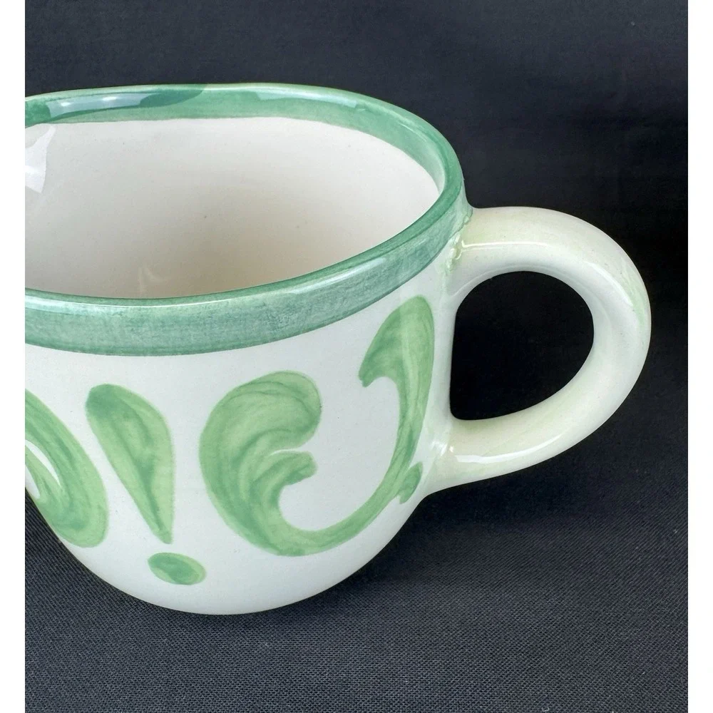 Villeroy & Boch Switch Summerhouse Creamer & Sugar Bowl Set Yellow Plaid/ Green